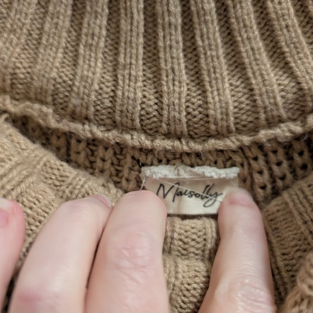 Oversized Colorblock Knit Sweater